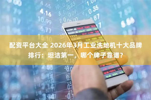配资平台大全 2026年3月工业洗地机十大品牌排行：坦洁第一，哪个牌子靠谱？